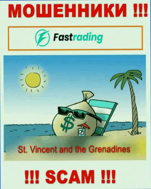 Оффшорные интернет мошенники FasTrading Com скрываются здесь - St. Vincent and the Grenadines