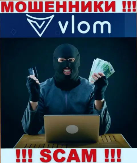 В организации VLOM LTD вешают лапшу на уши клиентам и заманивают в свой мошеннический проект