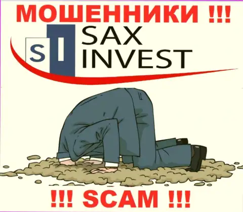 Вы не возвратите денежные средства, инвестированные в организацию Sax Invest - это интернет жулики !!! У них нет регулятора