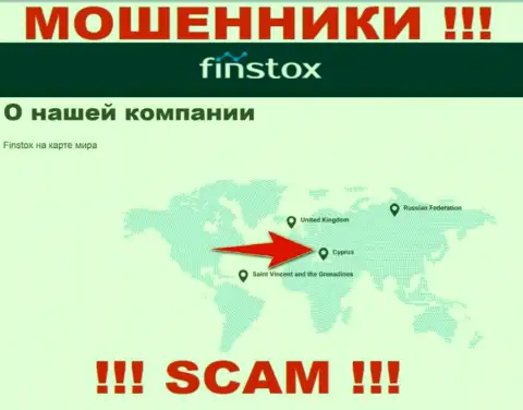 Finstox Com - это кидалы, их адрес регистрации на территории Cyprus