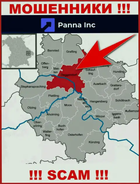 Panna Inc решили не разглашать об своем реальном адресе регистрации