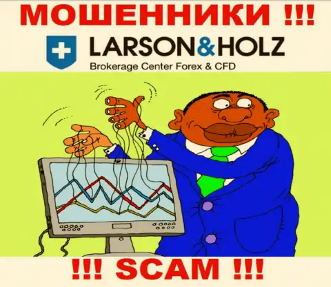 Прибыль с организацией LarsonHolz Ru Вы никогда заработаете  - не поведитесь на дополнительное внесение финансовых средств