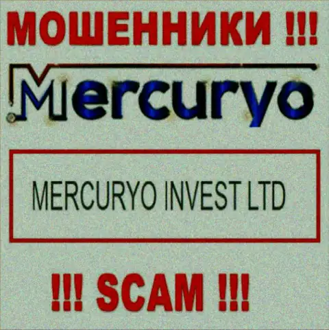 Юридическое лицо Меркурио - это Mercuryo Invest LTD, именно такую инфу представили мошенники у себя на сайте