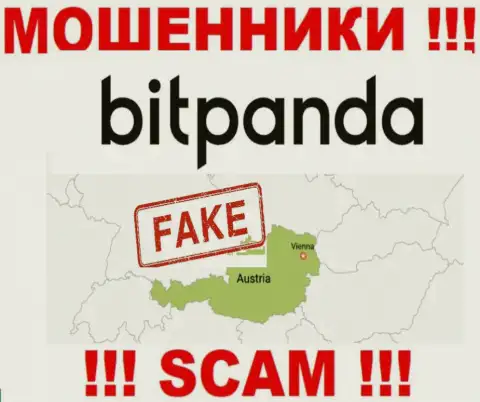 Ни слова правды касательно юрисдикции Bitpanda GmbH на web-сервисе организации нет - это мошенники