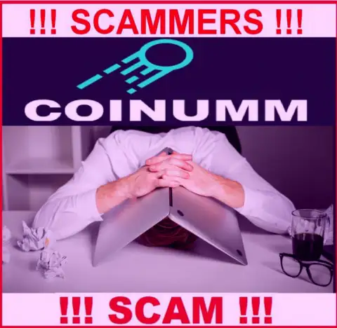 BEWARE, Coinumm haven't regulator - there are swindlers