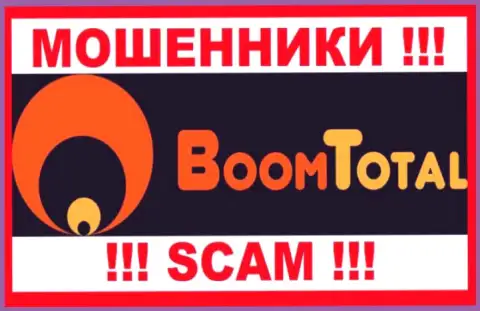 Логотип МОШЕННИКА Boom-Total Com