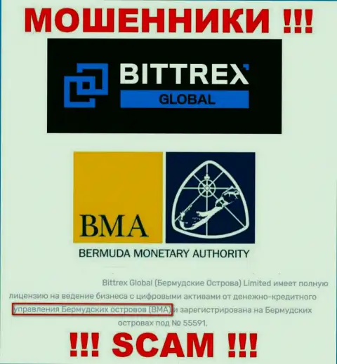 И компания Bit Trex и ее регулятор: Bermuda Monetary Authority, являются мошенниками