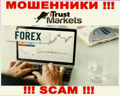 Слишком опасно работать с мошенниками Trust Markets, род деятельности которых Forex