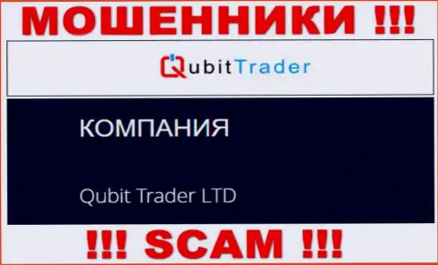 Кьюбит Трейдер - это интернет-шулера, а управляет ими юридическое лицо Qubit Trader LTD