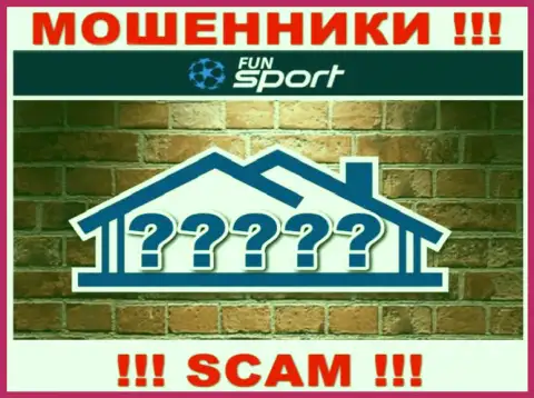 В Fun Sport Bet безнаказанно крадут денежные активы, пряча инфу относительно юрисдикции