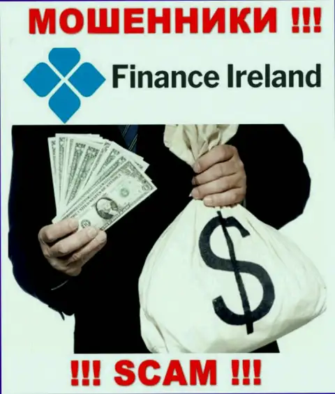 В брокерской компании Finance Ireland обманывают наивных игроков, склоняя перечислять средства для погашения комиссий и налогового сбора