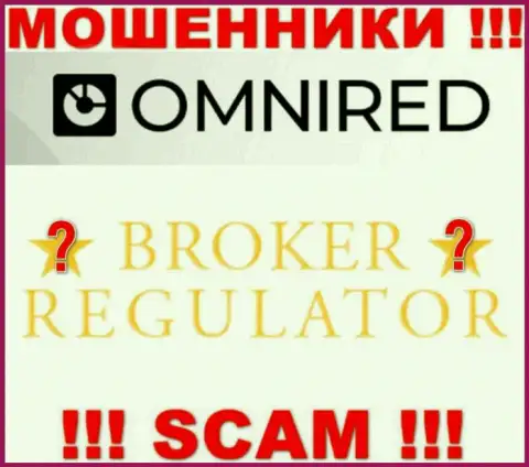 У компании Omnired Org нет регулятора, а следовательно ее мошеннические действия некому пресечь
