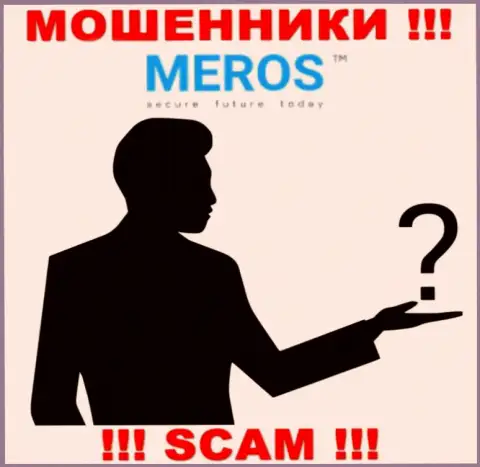 Сведений о прямых руководителях организации MerosMT Markets LLC найти не удалось - следовательно очень рискованно сотрудничать с этими internet обманщиками