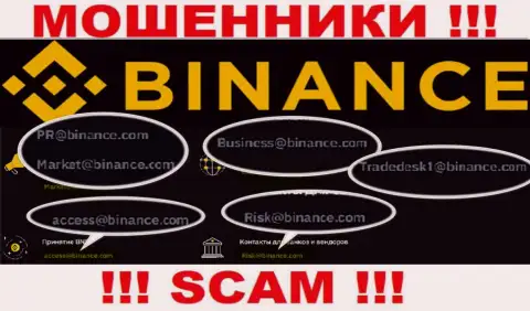 Довольно рискованно общаться с интернет-мошенниками Бинансе, даже через их е-майл - жулики