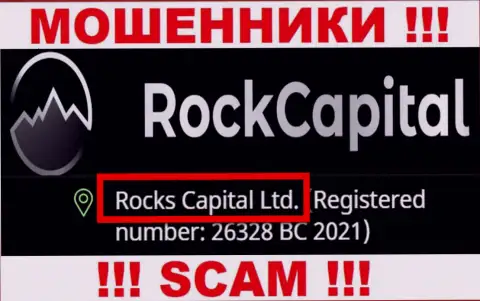 Rocks Capital Ltd - именно эта компания управляет мошенниками РокКапитал