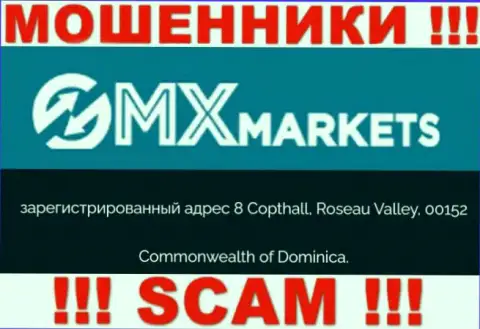 GMXMarkets - это МОШЕННИКИGMXMarkets ComСпрятались в оффшоре по адресу: 8 Copthall, Roseau Valley, 00152 Commonwealth of Dominica