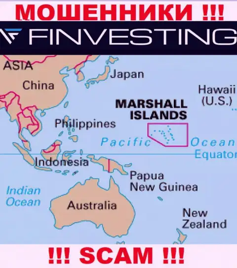 Маршалловы Острова - это официальное место регистрации компании Finvestings