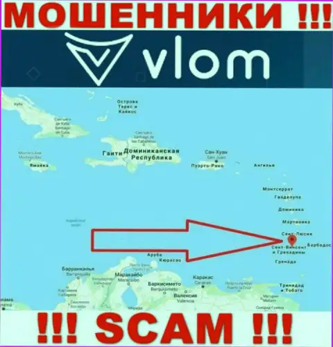 Контора Vlom Com - это разводилы, базируются на территории Сент-Винсент и Гренадины, а это офшор