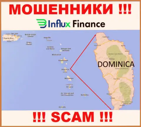 Контора InFluxFinance Pro - это мошенники, обосновались на территории Commonwealth of Dominica, а это офшор