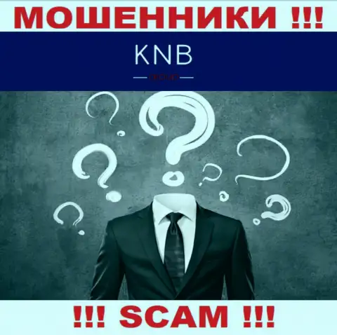 Нет ни малейшей возможности разузнать, кто же является руководителем конторы KNB-Group Net - это однозначно ворюги