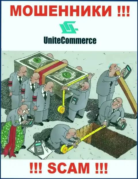 Вы ошибаетесь, если вдруг ожидаете заработок от совместного сотрудничества с конторой UniteCommerce - это МОШЕННИКИ !!!