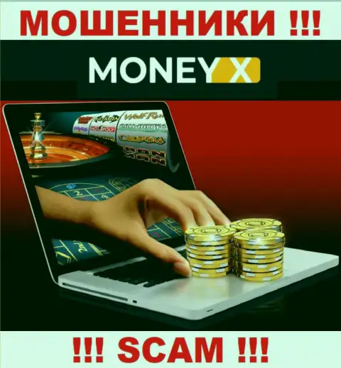 Online-казино - это сфера деятельности internet-мошенников Money X