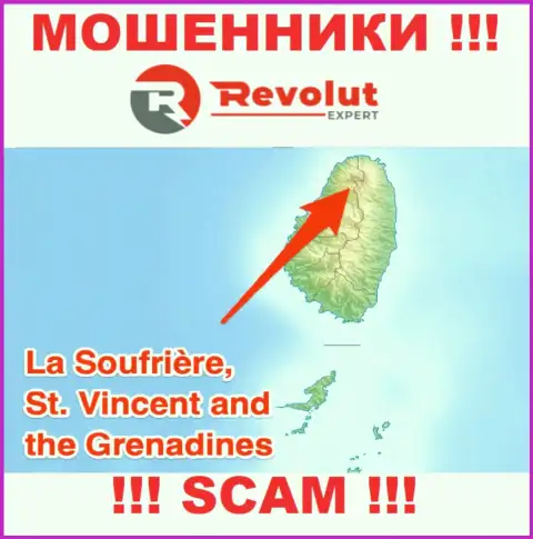 Компания RevolutExpert Ltd - это интернет-жулики, отсиживаются на территории Сент-Винсент и Гренадины, а это оффшор