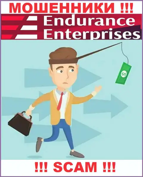 Очень опасно верить интернет кидалам из дилинговой организации Endurance Enterprises, которые требуют оплатить налоговые вычеты и проценты