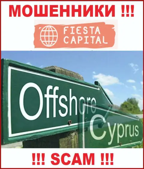 Оффшорные интернет-мошенники FiestaCapital Org прячутся вот тут - Cyprus