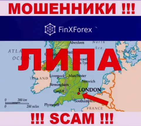 Ни слова правды относительно юрисдикции FinXForex на онлайн-ресурсе организации нет - это мошенники