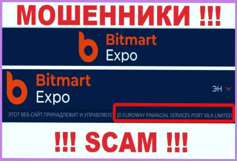 Инфа о юридическом лице интернет-кидал Bitmart Expo