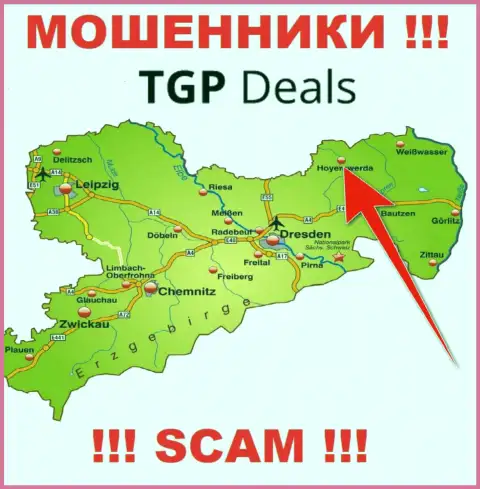 Офшорный адрес конторы TGP Deals фейк - мошенники !!!