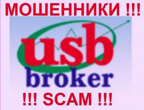 Лого мошеннической ФОРЕКС брокерской компании УСБ Брокер