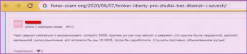 Совместное сотрудничество с обманной Форекс конторой Liberty Pro может привести к потере всех Ваших вложений (критичный отзыв игрока)